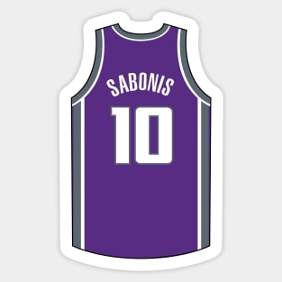 Domantas Sabonis Sacramento Jersey Qiangy Sticker